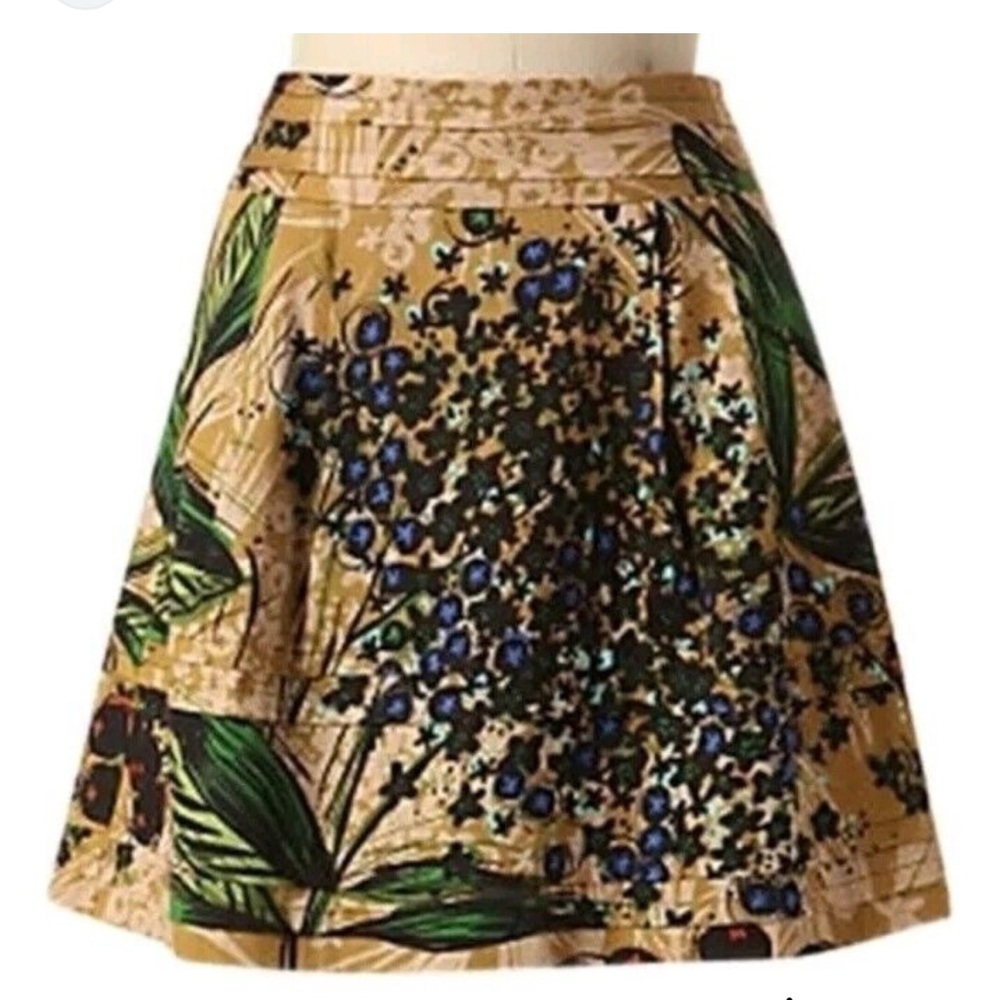 Anthropologie Edme & Esyllte Blueberry Skirt, Size 12 EUC